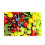 Fresh Fruits Juice Wall Poater For Kitchen Wall Sticker (58 cm x 90 cm)