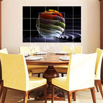 Waterproof Kitchen Abstract Wallpaper/Wall Sticker Multicolour - Kitchen Wall Coverings Area (61Cm X92Cm)