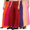 Sensational Solid Polyester Women Palazzo (Set Of 6)