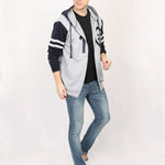 Men's Multicoloured Loopknit Fleece Self Pattern Hoodies (Pack of 2)