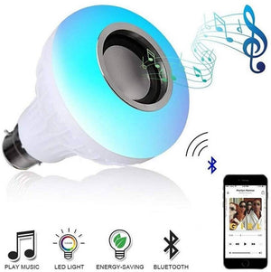 LED Music Bulb With Bluetooth Speaker Light Bulb Colorful Lamp With Remote Control For Home, Bedroom, Living Room, Party Decoration