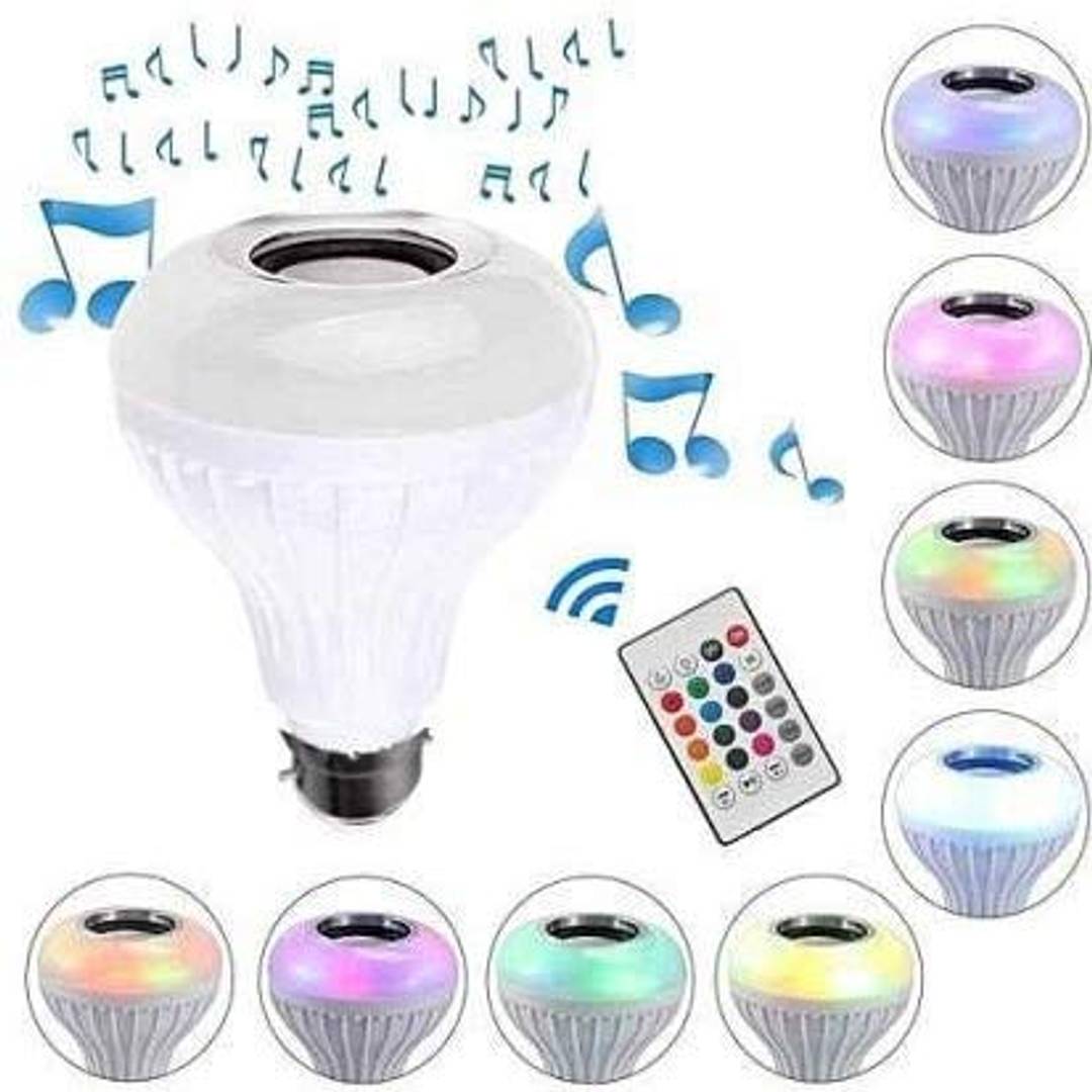 LED Music Bulb With Bluetooth Speaker Light Bulb Colorful Lamp With Remote Control For Home, Bedroom, Living Room, Party Decoration