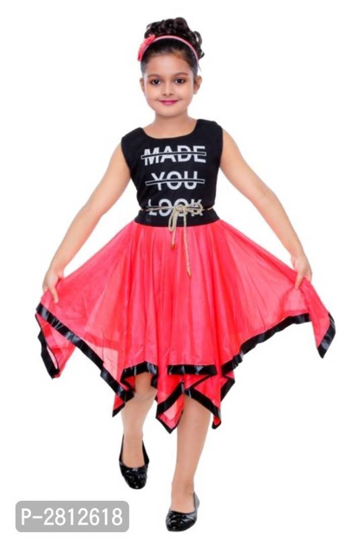 Barbie Girls Midi/Knee Length party Dress.