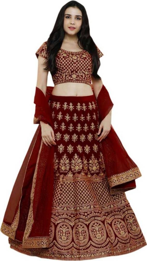 Buy Traditional Art Silk Black Semi Stitched Zari Work Lehenga Choli With  Dupatta Set For Women Online In India At Discounted Prices