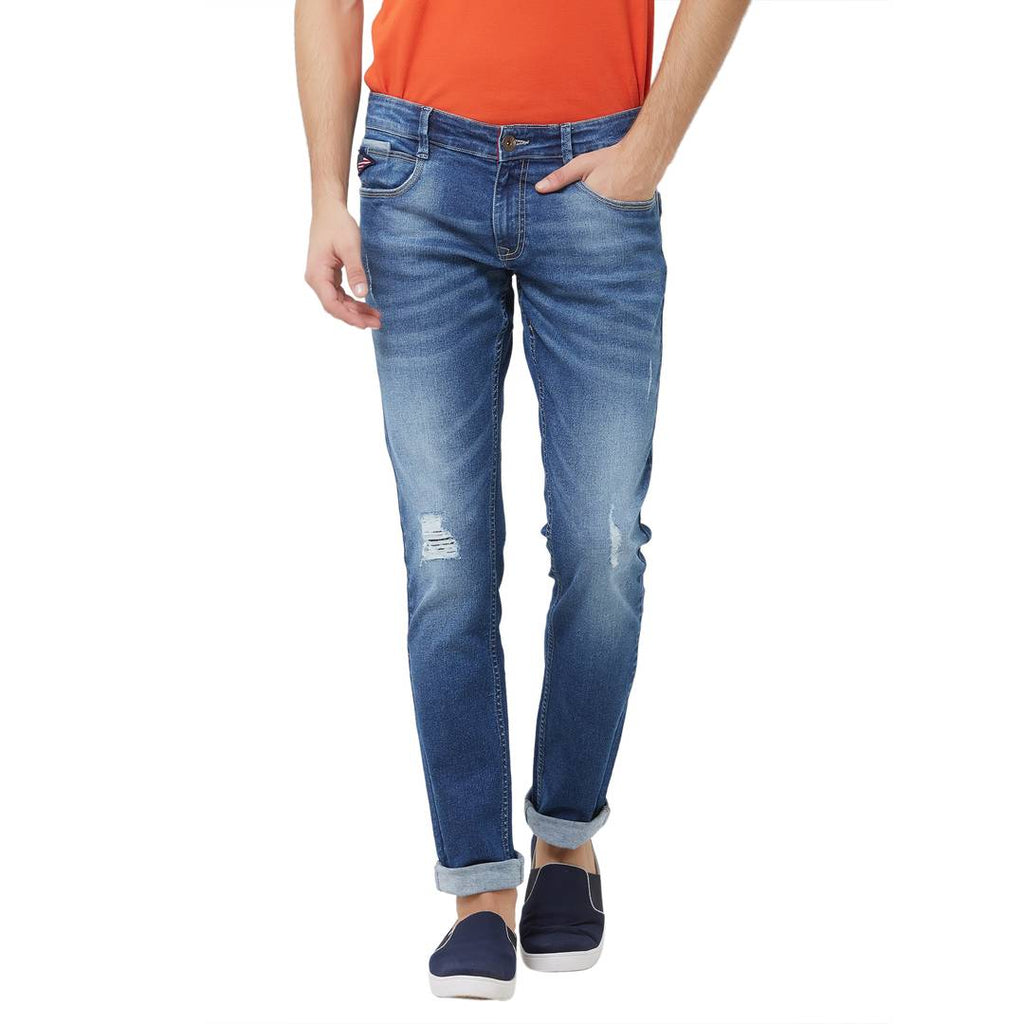 Men's Blue Denim Slim Fit Jeans