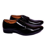 Elegant Black Patent Leather Formal Shoes For Men