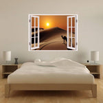 Wall Stickers for Bedroom Kitchen Home Decor Window Illusion (22X30Inches)