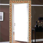  Floral Design Design Vinyl Oil Proof and Waterproof Self Adhesive Wall Tile Decals Sticker