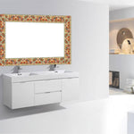  Floral Design Design Vinyl Oil Proof and Waterproof Self Adhesive Wall Tile Decals Sticker
