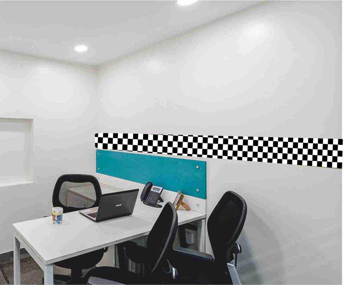 Black & White  Blocks Texture Design Vinyl Oil Proof and Waterproof Self Adhesive Wall Tile Decals Sticker