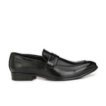 Men's Black Slip On Mocassion Synthetic Leather Formal Shoes