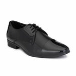 Men's Black Synthetic Leather Slip on Party Formal Shoe
