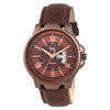 Men's Brown Synthetic Leather Analog Stylish Watch