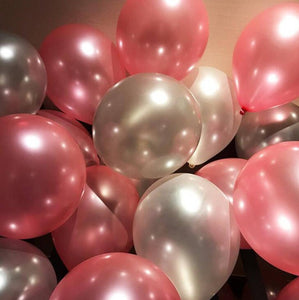 Metallic Balloons for Birthday Party, New Year, Diwali & Anniversary Decoration (Pack of 50)