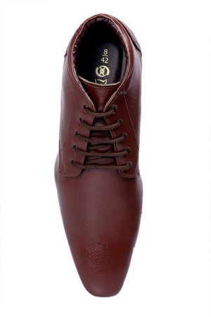 Stylish Brown Height Increasing Formal Boot