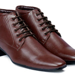 Stylish Brown Height Increasing Formal Boot