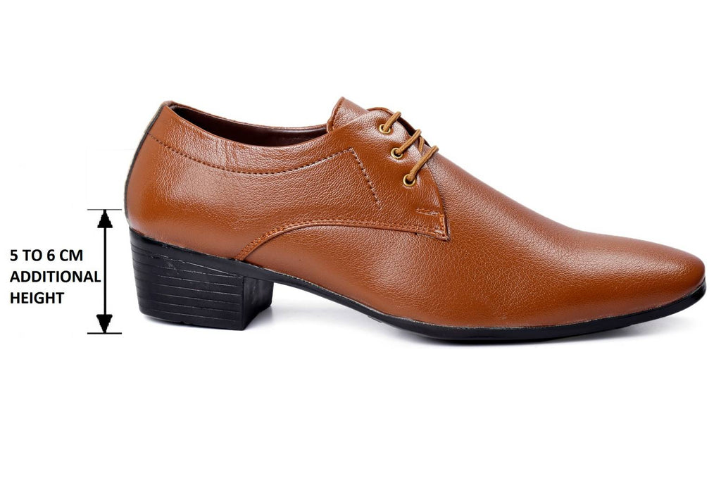 Premium Tan Synthetic Leather Formal Shoe For Men