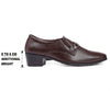 Premium Brown Synthetic Leather height Increasing Formal Shoes For Men