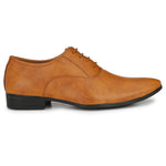 Premium Oxford Napa Leather Tan Brown Lace Ups Office Party Wear Formal Shoes