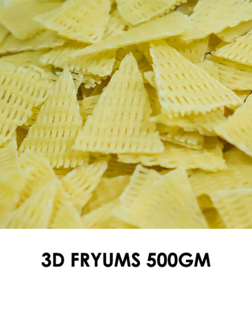 500gms 3D Fryums papad-Price Incl. Shipping