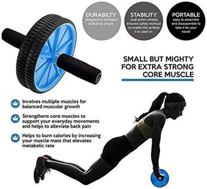 AB Roller Balance Wheel Abdominal Wheel Exerciser for Abs & Body Workout Fitness(Color may vary)(Pack of 1)