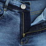 Stylish Denim Navy Blue Dyed Regular Fit Jeans For Boys