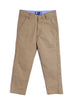Stylish Cotton Khaki Solid Formal Trouser For Boys