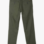 Stylish Cotton Olive Solid Formal Trouser For Boys