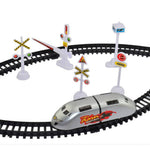 High Speed Metro Train with flyovers and Track (Multicolor)