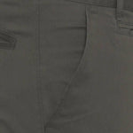 Men's Grey Cotton Solid Mid-Rise Casual Regular Fit Chinos