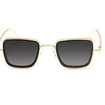 Trendy Black Metal Square Sunglass For Men And Boys