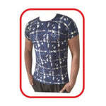 Men's Multicoloured Checked Polyester Sports T-Shirt