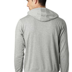 Full Sleeve Bird Print Hooded Sweatshirt For Mens