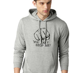 Full Sleeve PUNCH Print Hooded Sweatshirt For Mens
