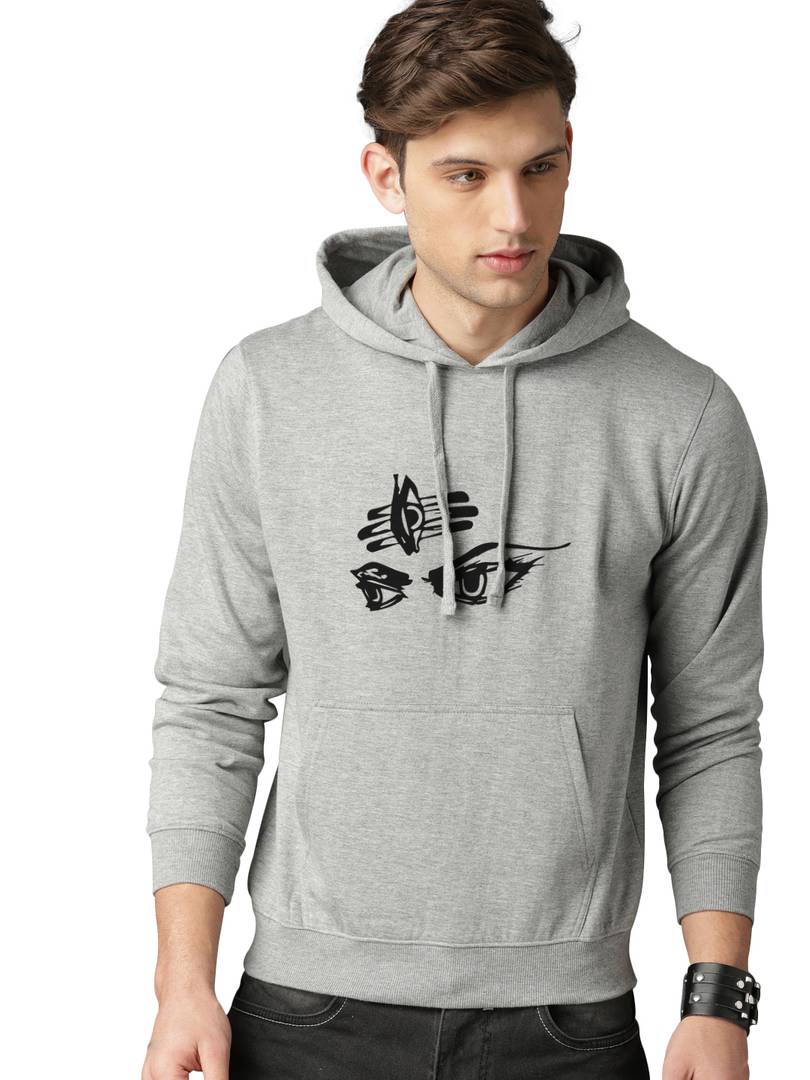 Full Sleeve SHIVEYES Print Hooded Sweatshirt For Mens