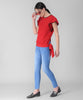 Women's Red Frill Top