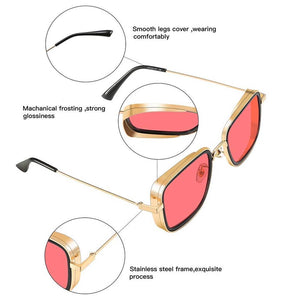 Must Have Stylish Sunglasses For Men & Boys (Golden-Pink)