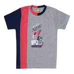 Kids Printed Multicoloured Cotton Tees (Pack Of 2)