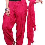Trendy Cotton Solid Patiyala Pant And Dupatta Set