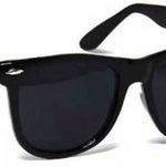 Premium Black Fiber Frame Unisex Sunglasses