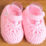 StyleRoad Infant Handmade Crochet Woolen Booties (Pack of 2)