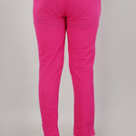 Women Cotton Flex Solid Trouser Pant