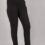 Women Cotton Flex Solid Trouser Pant