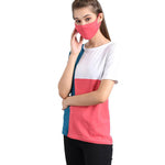 Women's Stylish and Trendy Multicoloured Cotton Colourblocked Round Neck Tees (Pack of 2)