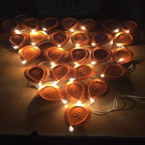 Diya Traditional and Religious String rice Light for diwali, navratri, decoration