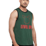 Mickey and Friends Level Up Active Round Neck Sleeveless Vest For Men