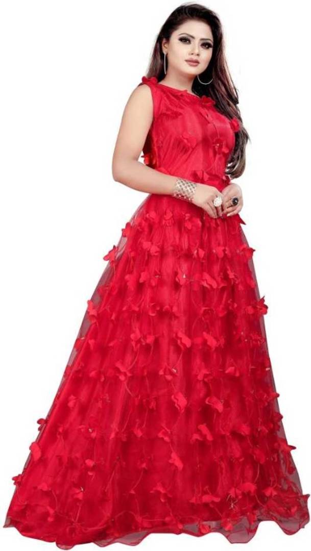 Attractive Butterfly Design Gown