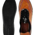 Men's Stylish and Trendy Tan Solid Synthetic Casual Lifestyle Shoes
