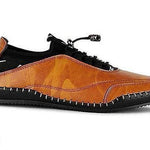 Men's Stylish and Trendy Tan Solid Synthetic Casual Lifestyle Shoes