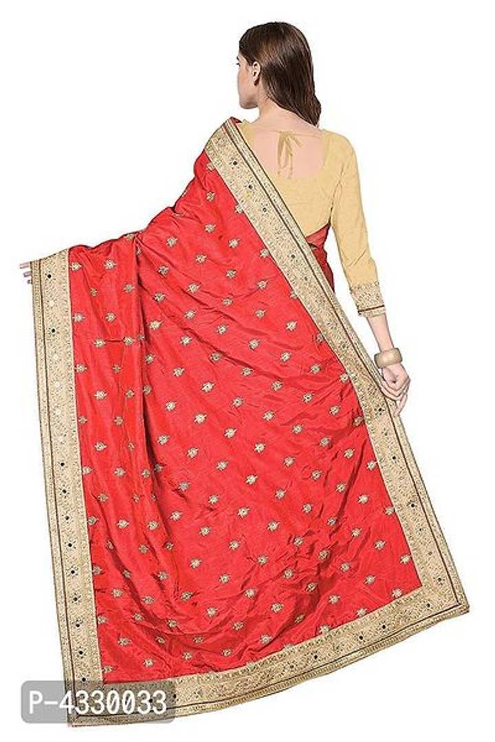 Women's Pink Art Silk Embroidered Bollywood Saree with Blouse piece